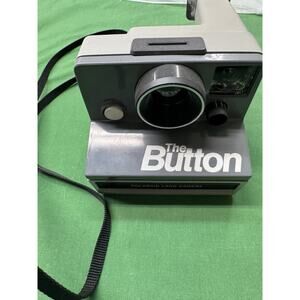 Vintage 80s Polaroid The Button Instant Land Camera - Untested